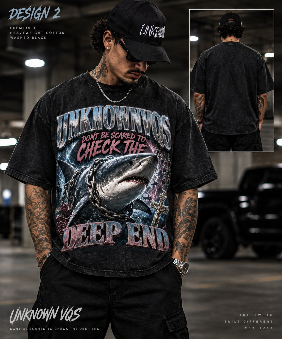 UnknownVqs "Deep End" Tee